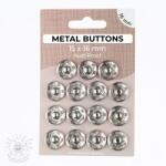  Patentozó szett METAL 16 mm silver