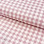  Pamutvászon FLANNEL Check light pink