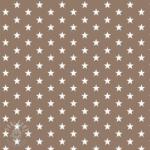  Pamutvászon Petit stars taupe