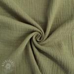  Dupla géz/muszlin moss green ORGANIC