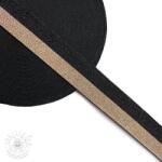 Sima gumi 4 cm Lurex DOU black champagne