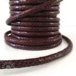  Műbőr zsinór Snake bordeaux