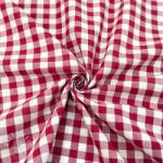  Pamutvászon Check red