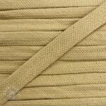  Pamut zsinór lapos 13 mm light yellow