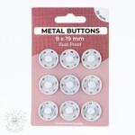  Patentozó szett METAL 19 mm off white