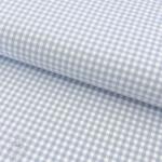  Pamutvászon YARN DYED CHECK BRUSHED light blue