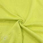  Pulóver anyag BIG KNIT DOT bright green