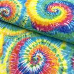  Dekorációs anyag premium Luxe rainbow swirl digital print