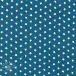  Pamutvászon Petit stars indigo