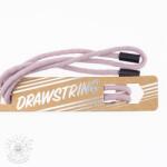  Kapucni zsinór fém végekkel 115 cm HEAD1 washed pink