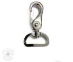  Fém karabiner 25 mm silver