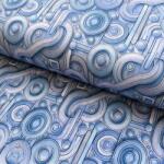  Jersey VISCOSE Unity blue digital print