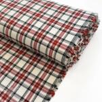  Scottish Check SMALL ecru