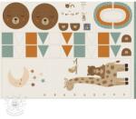  Dekorációs anyag Kids room deco PANEL linenlook digital print