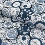  Dekorációs anyag jacquard Kusmi bleu