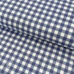  Pamutvászon FLANNEL Check blue