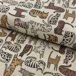  Dekorációs anyag Linenlook Cat wildlife art