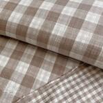  Dupla géz/muszlin Double sided CHECKS MINI sand