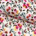  Műszőrme Flower multicolour