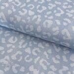  JEANS JACQUARD Animal skin light blue