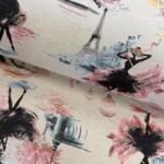  Dekorációs anyag jacquard Triomphe blanc