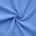  Dupla géz/muszlin royal blue ORGANIC