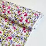  Viszkóz RADIANCE Flower Uma white digital print