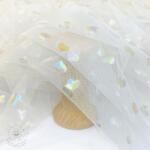  Tüll TÜTÜ Rainbow HEARTS off white