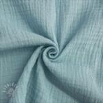  Dupla géz/muszlin teal ORGANIC