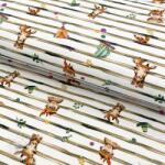  Jersey Snoozy fabrics Indian zoo digital print II. osztály