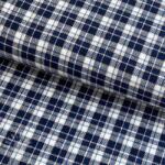  Pamutvászon YARN DYED CHECK BRUSHED Silva design B