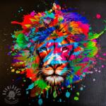  Műbőr KARIA Lion splash PANEL