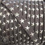  Bársony zsinór csillagokkal grey