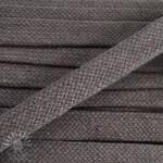  Pamut zsinór lapos 15 mm dark grey