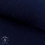  Dupla géz/muszlin EMBROIDERY Flowers navy