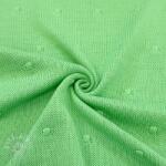  Pulóver anyag BIG KNIT DOT grass green