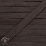  Pamut zsinór lapos 13 mm mocha