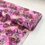  Viszkóz RAYON POPLIN Feathers design G digital print