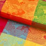  Dekorációs anyag FRENCH TABLE CLOTH JACQUARD Niwa allover summer