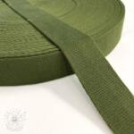  Pamut heveder 4 cm olive green