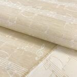  Dekorációs anyag jacquard Music notes lyrics metallic