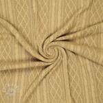  Pulóver anyag Jacquard CHAIN light brown