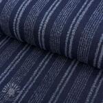  JEANS DENIM JACQUARD Disstresse stripes indigo