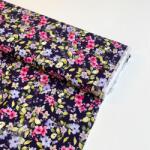  Viszkóz RADIANCE Flower Uma navy digital print