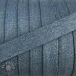  Pamut zsinór lapos 15 mm Denim baby blue