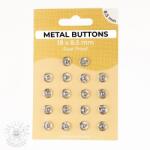  Patentozó szett METAL 8, 5 mm silver