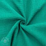  Dupla géz/muszlin dark teal ORGANIC