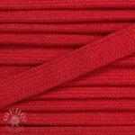  Pamut zsinór lapos 13 mm piros