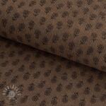  Kordbársony STRETCH Little flower taupe