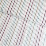  Pamutvászon LUREX stripes white